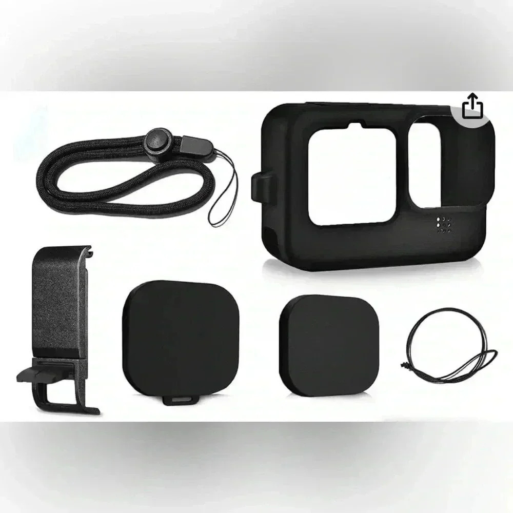 NIB FitStill Black Silicone Sleeve video Case Go Pro Hero 11  /Hero 10 /Hero 9